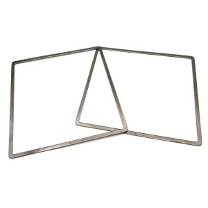 stamped stainless steel frames with holes