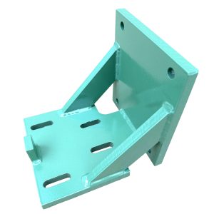 mount weldment powder coating green