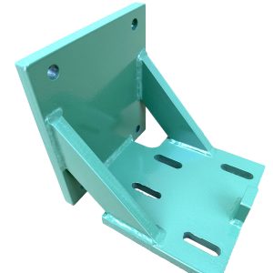 mount weldment powder coating green