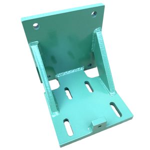 mount weldment powder coating green