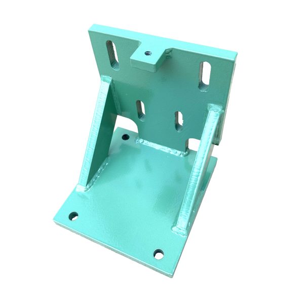 mount weldment powder coating green