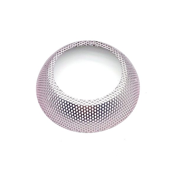 perforated steel sheet metal part glow stick cover with PVD coating surface