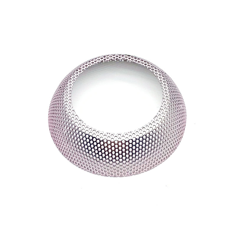 perforated steel sheet metal part glow stick cover with PVD coating surface