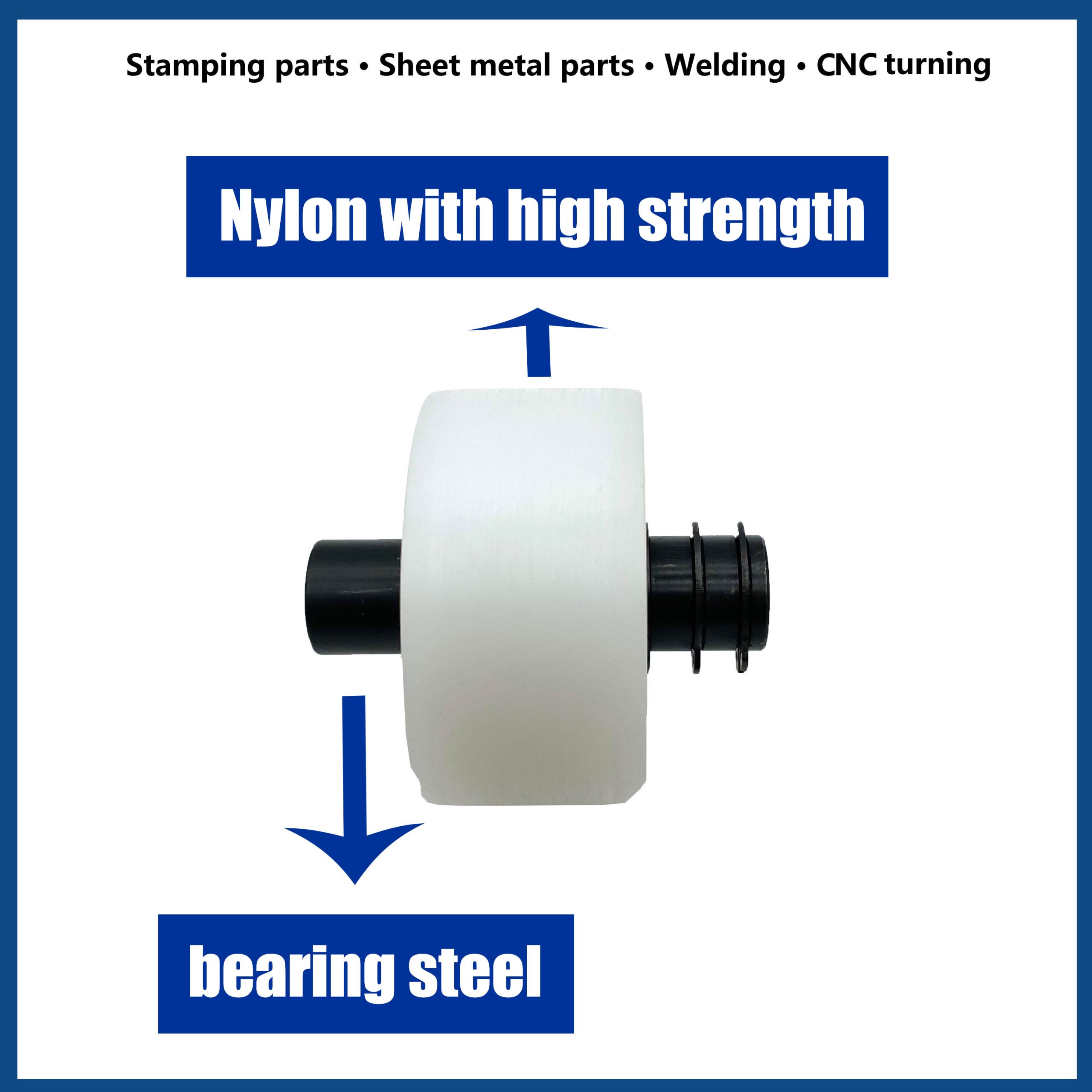 cam follower components of bearing steel and Nylon