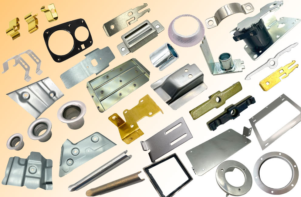 Stamped parts produced by China metal stamping factory