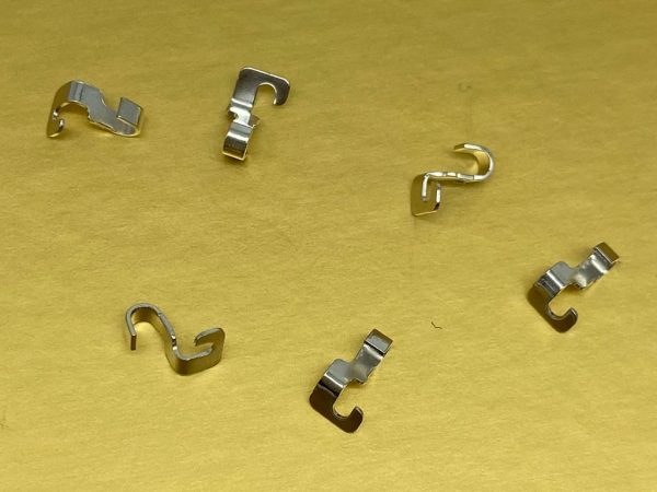 Nickel-plated contact created through high-precision progressive stamping