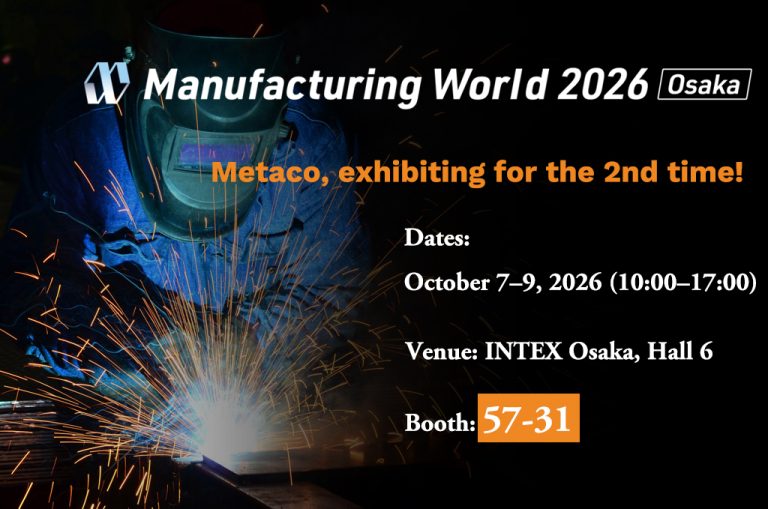 we’ll be exhibiting at Manufacturing World Osaka 2026!